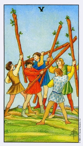 Five of Wands