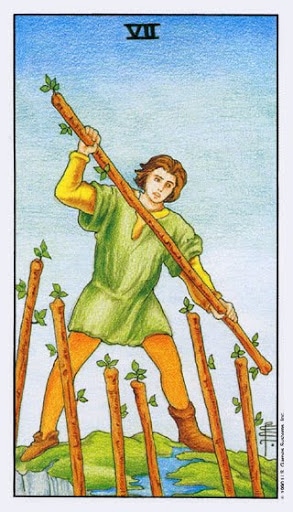 Seven of Wands