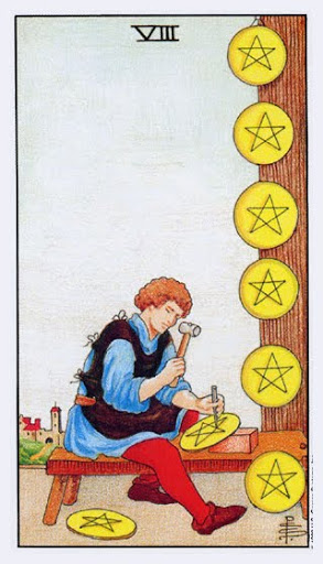 Eight of Pentacles